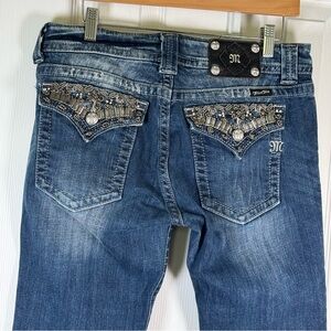Miss Me Women’s Bootcut Embellished Beaded Jeans Size 32